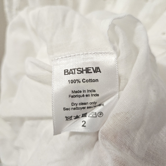 Batsheva - Jude Dress in White Broderie - Size 2 (NWT) - Picture 10 of 10